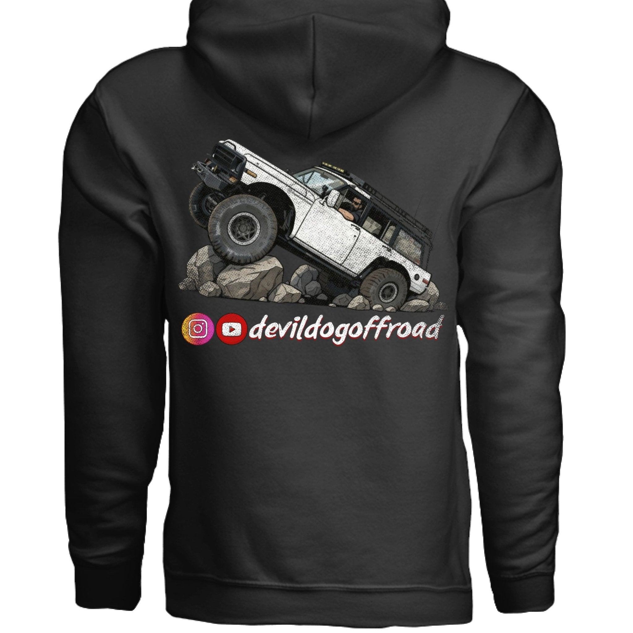 Devil Dog Basic Hoodie - Almost Rolled It