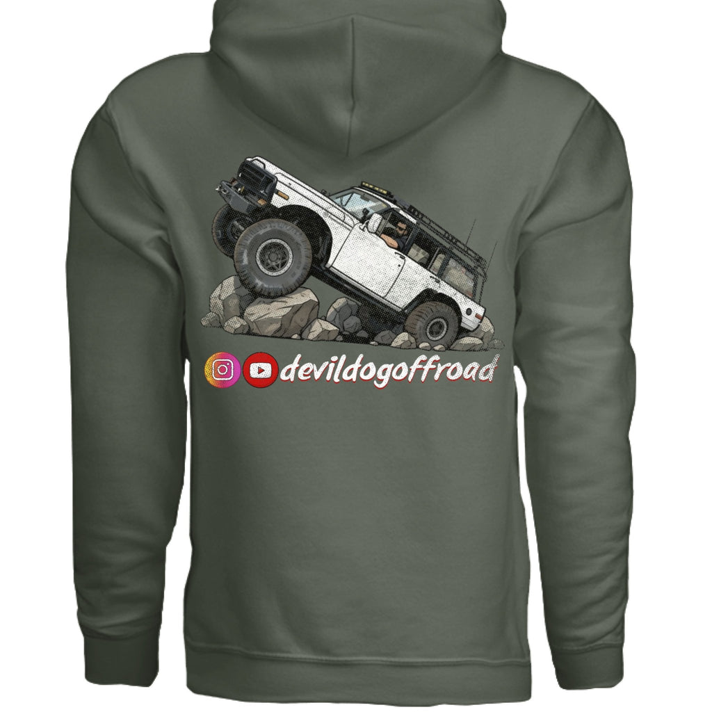 Devil Dog Basic Hoodie - Almost Rolled It