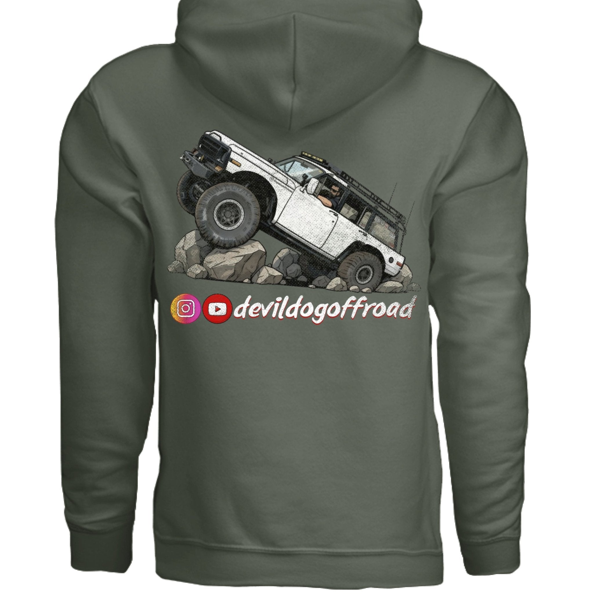 Devil Dog Basic Hoodie - Almost Rolled It