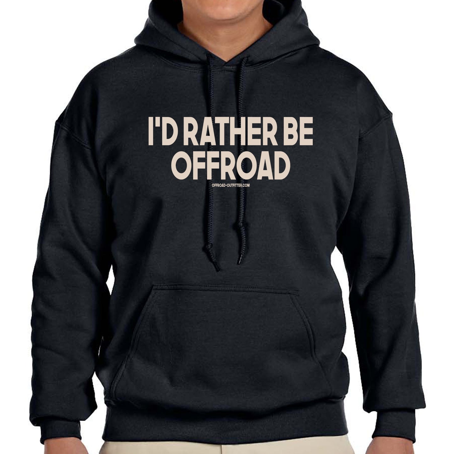 I'd Rather Be Offroad Pullover Hoodie - Almost Rolled It