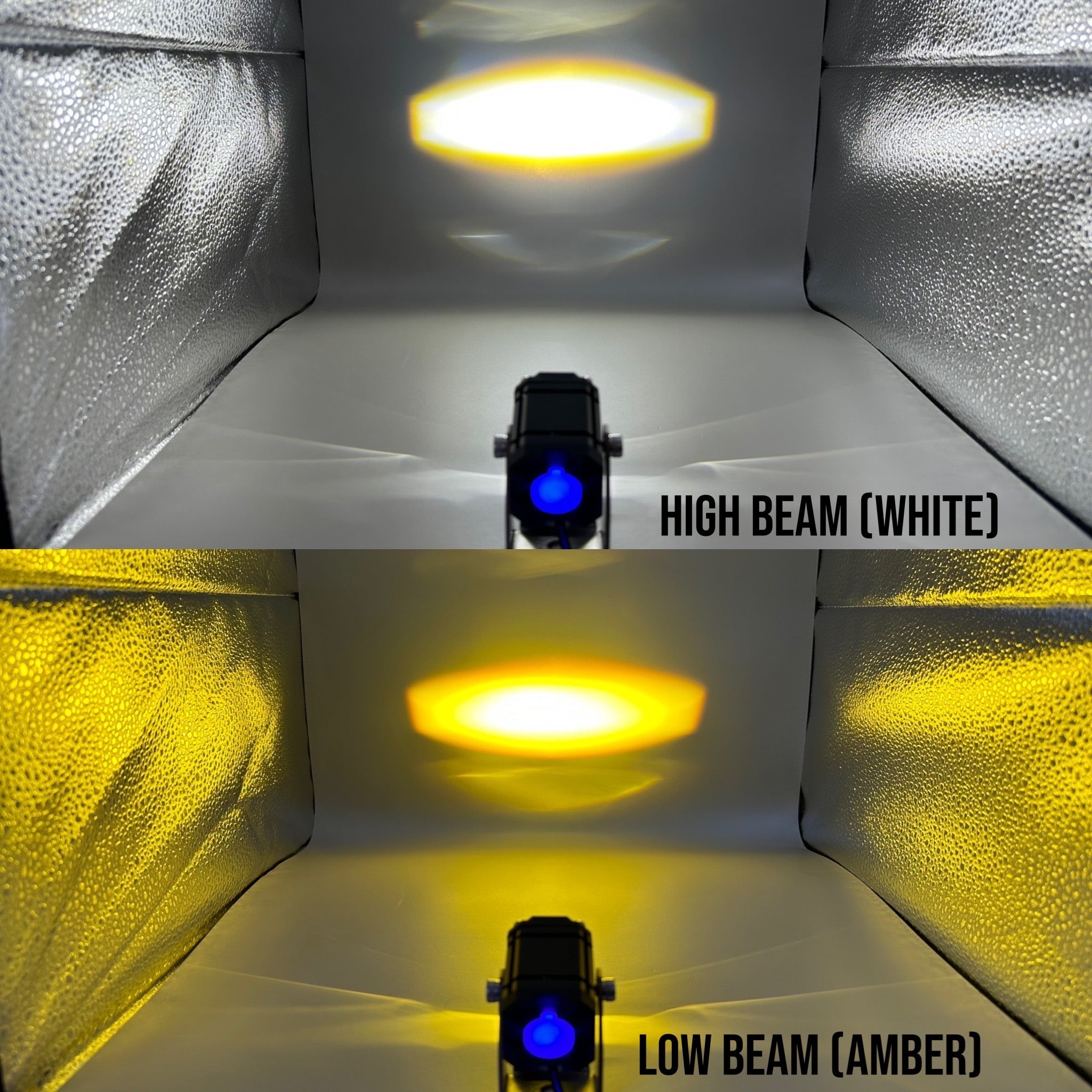 GK Easy Switch 3-Function LED Pod Lights - Amber/White