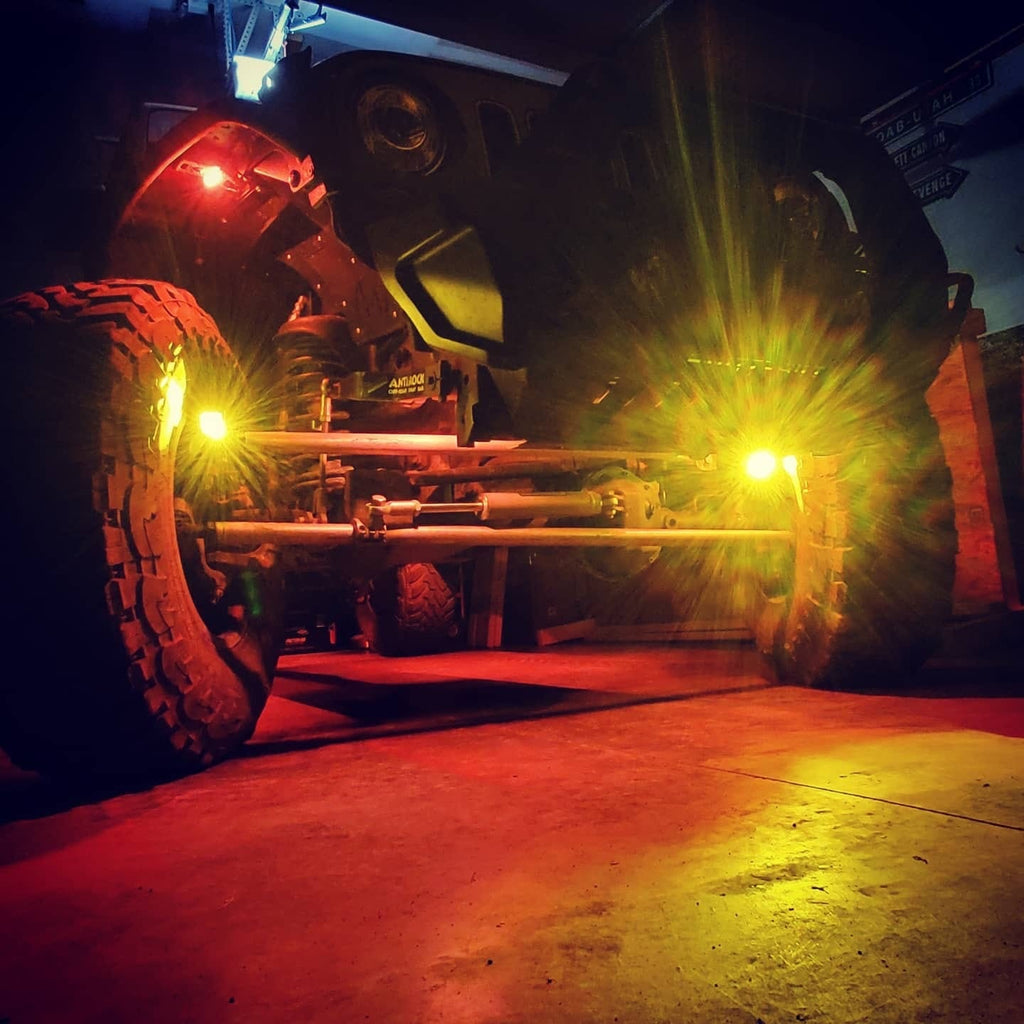 Steerable Knuckle Pod Light Mounts - Jeep JK Wrangler 2007-2018