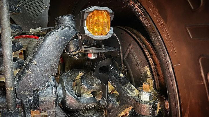 Steerable Knuckle Pod Light Mounts - Jeep JK Wrangler 2007-2018