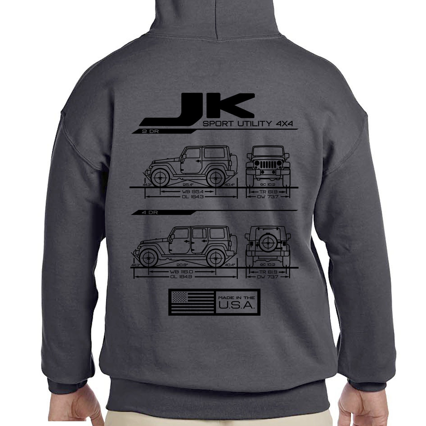 JK Blueprint Pullover Hoodie - Almost Rolled It