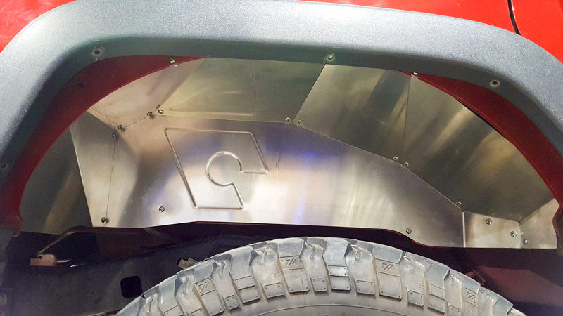 ARTEC JK Rear Inner Fenders - Aluminum 4x4 Protection