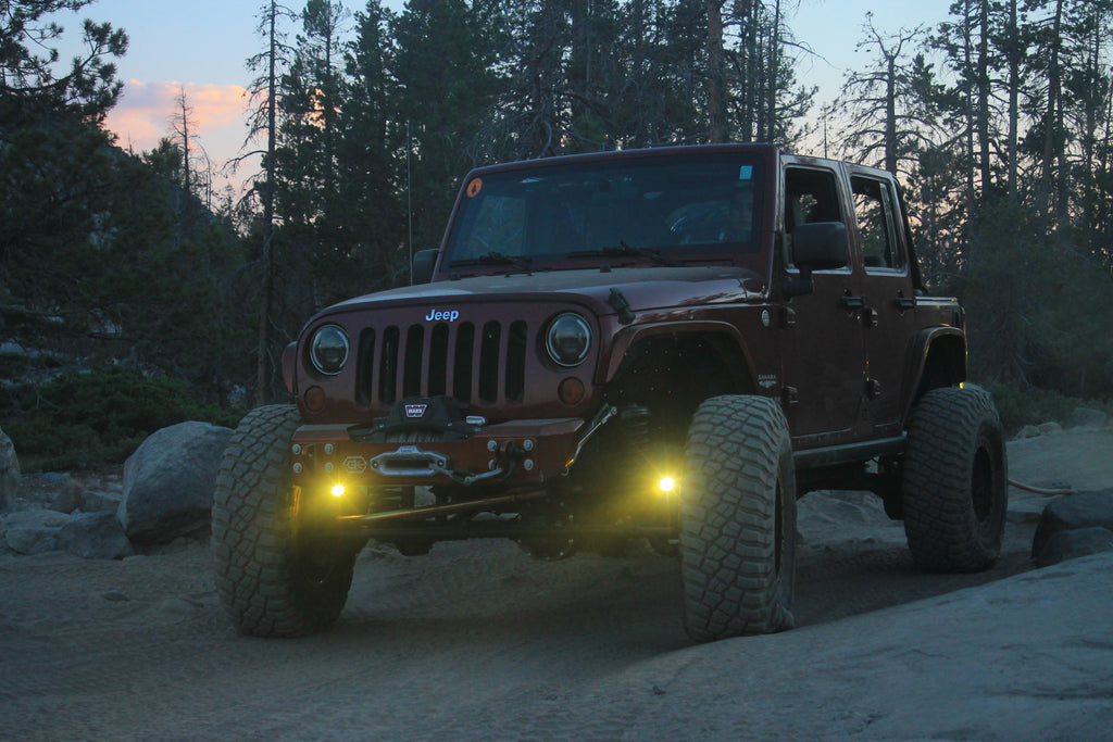 Steerable Knuckle Pod Light Mounts - Jeep JK Wrangler 2007-2018