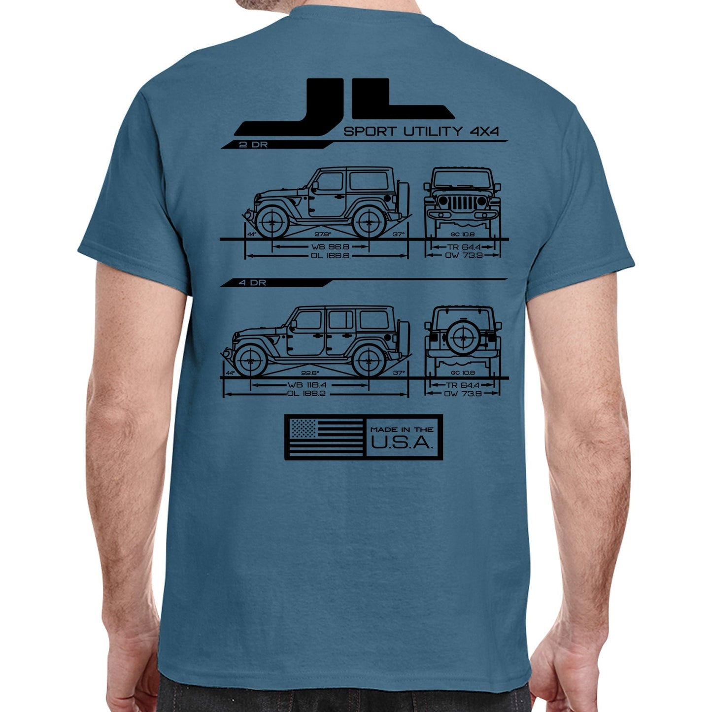 JL Blueprint T-Shirt - Almost Rolled It