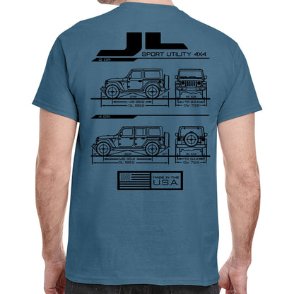 JL Blueprint T-Shirt - Almost Rolled It