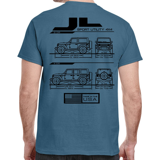 JL Blueprint T-Shirt - Almost Rolled It