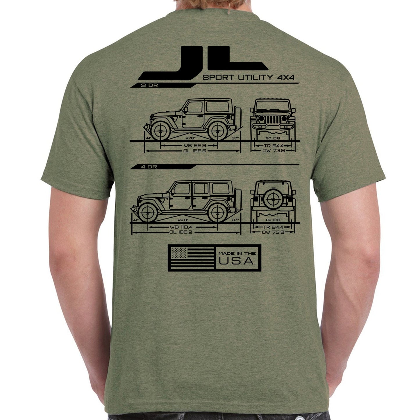 JL Blueprint T-Shirt - Almost Rolled It