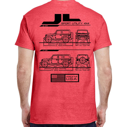 JL Blueprint T-Shirt - Almost Rolled It