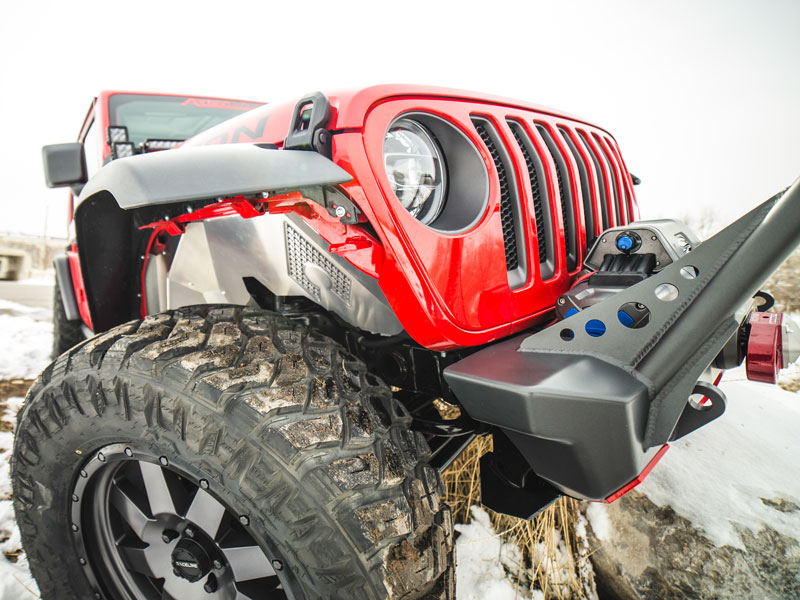 Jeep JL/JT Freedom Flag Inner Fenders - 40" Tire Clearance