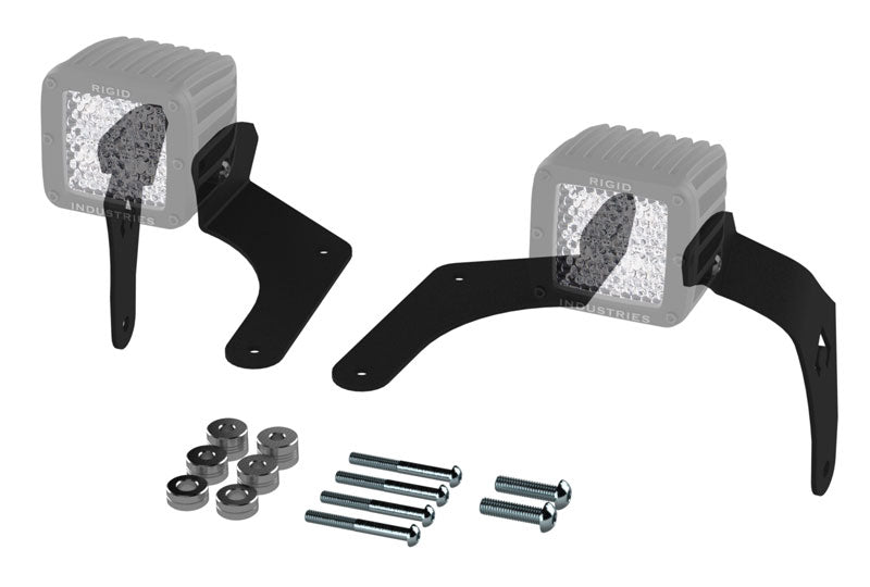 JL Wrangler A-Pillar LED Cube Light Mounts - Pair