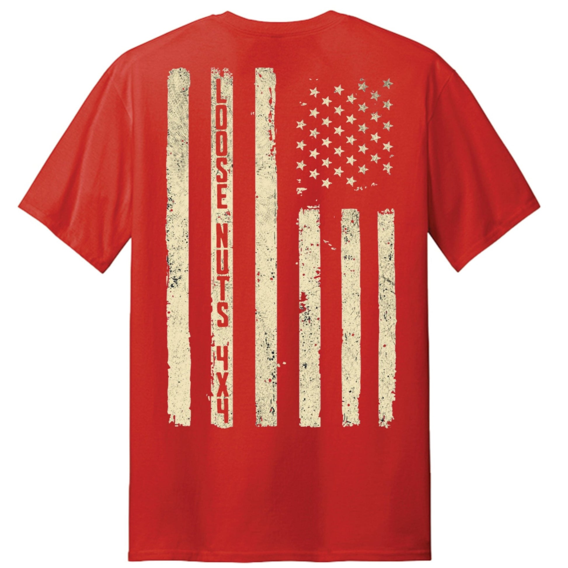 Loose Nuts 4x4 'Merica Big and Tall Tee - Almost Rolled It