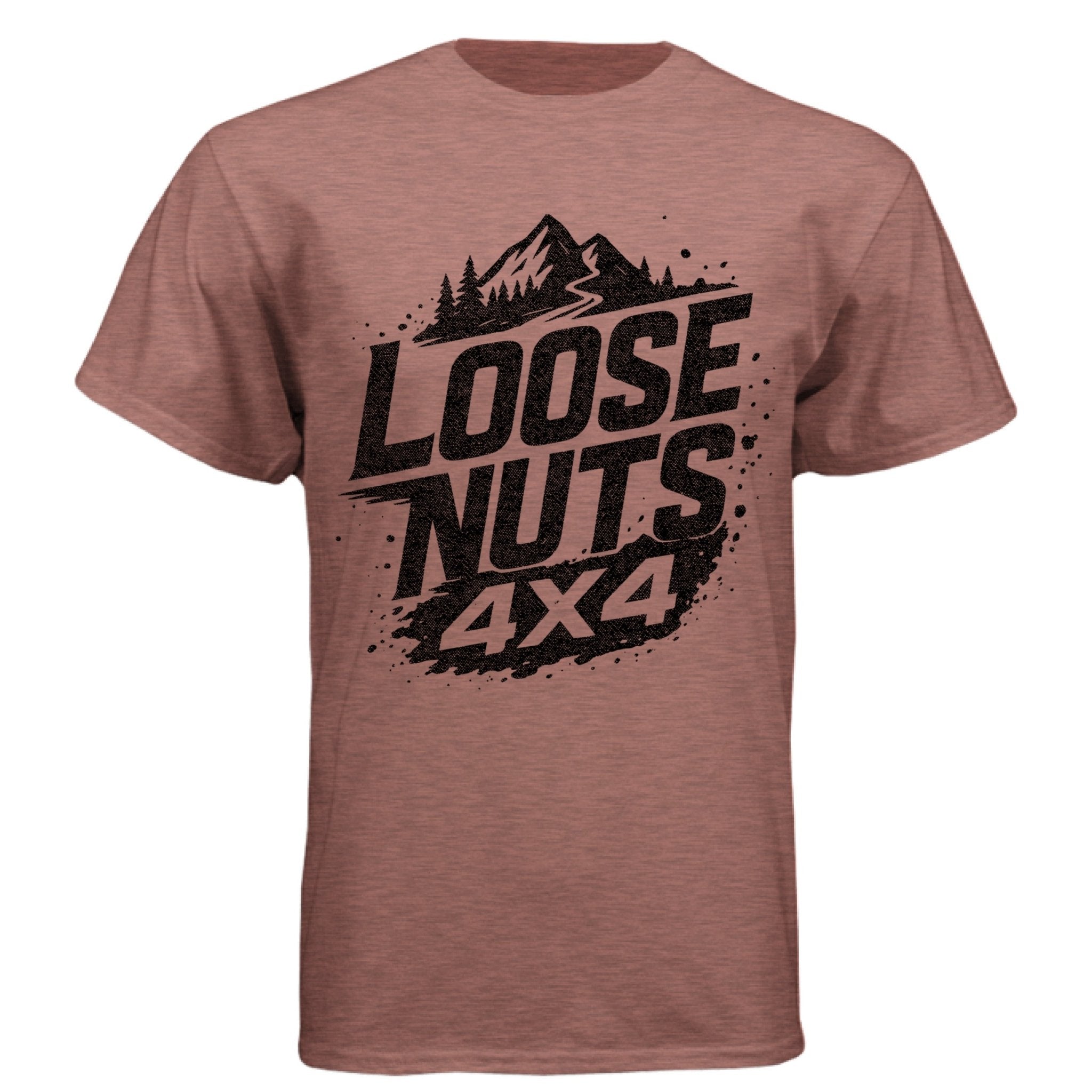 Loose Nuts 4x4 Off - Road Club Logo T-Shirt | Black Logo - Almost Rolled It