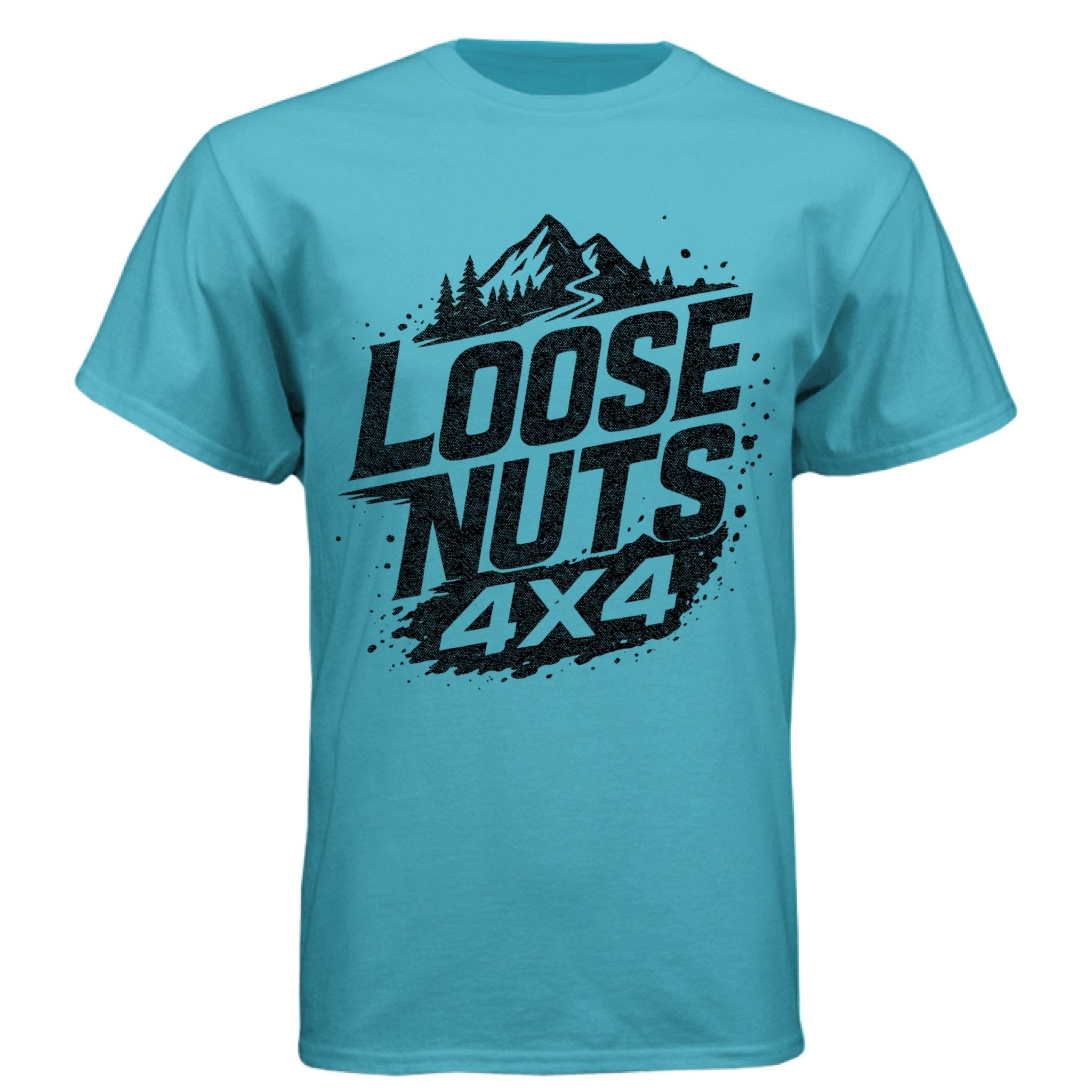 Loose Nuts 4x4 Off - Road Club Logo T-Shirt | Black Logo - Almost Rolled It