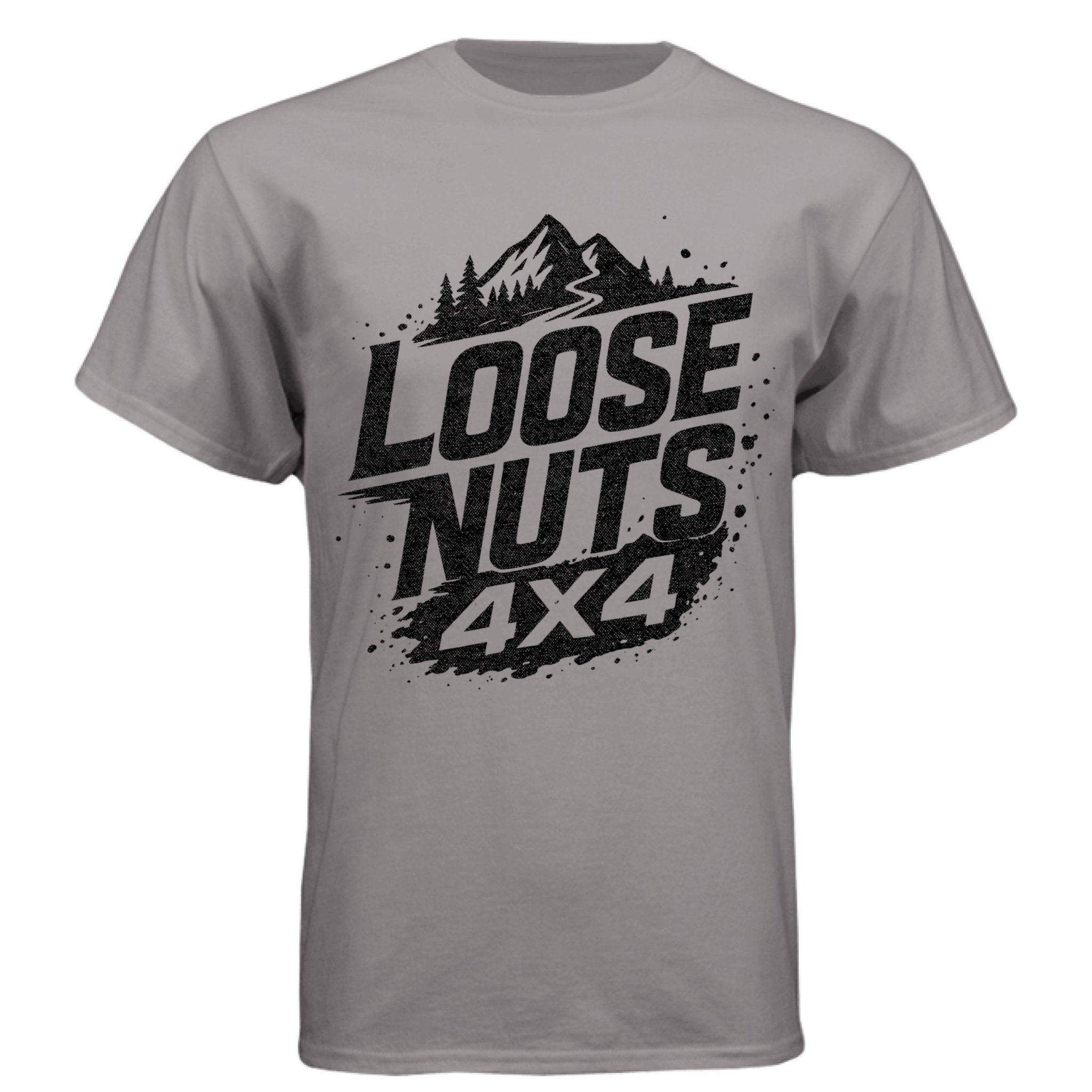 Loose Nuts 4x4 Off - Road Club Logo T-Shirt | Black Logo - Almost Rolled It