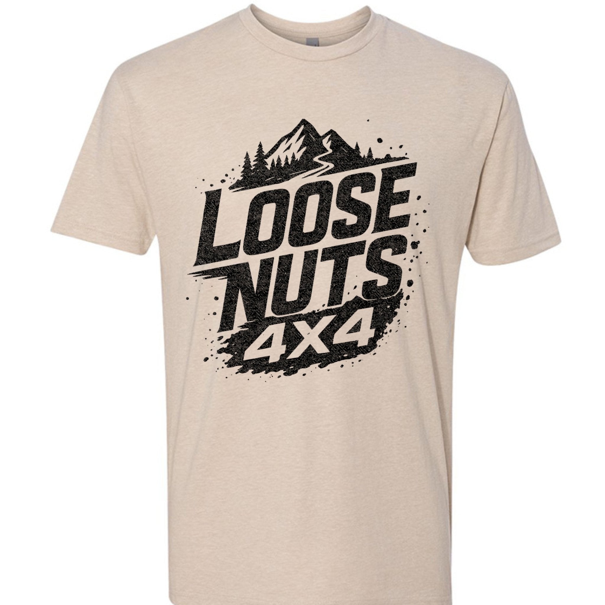 Loose Nuts 4x4 Off - Road Club Logo T-Shirt | Black Logo - Almost Rolled It