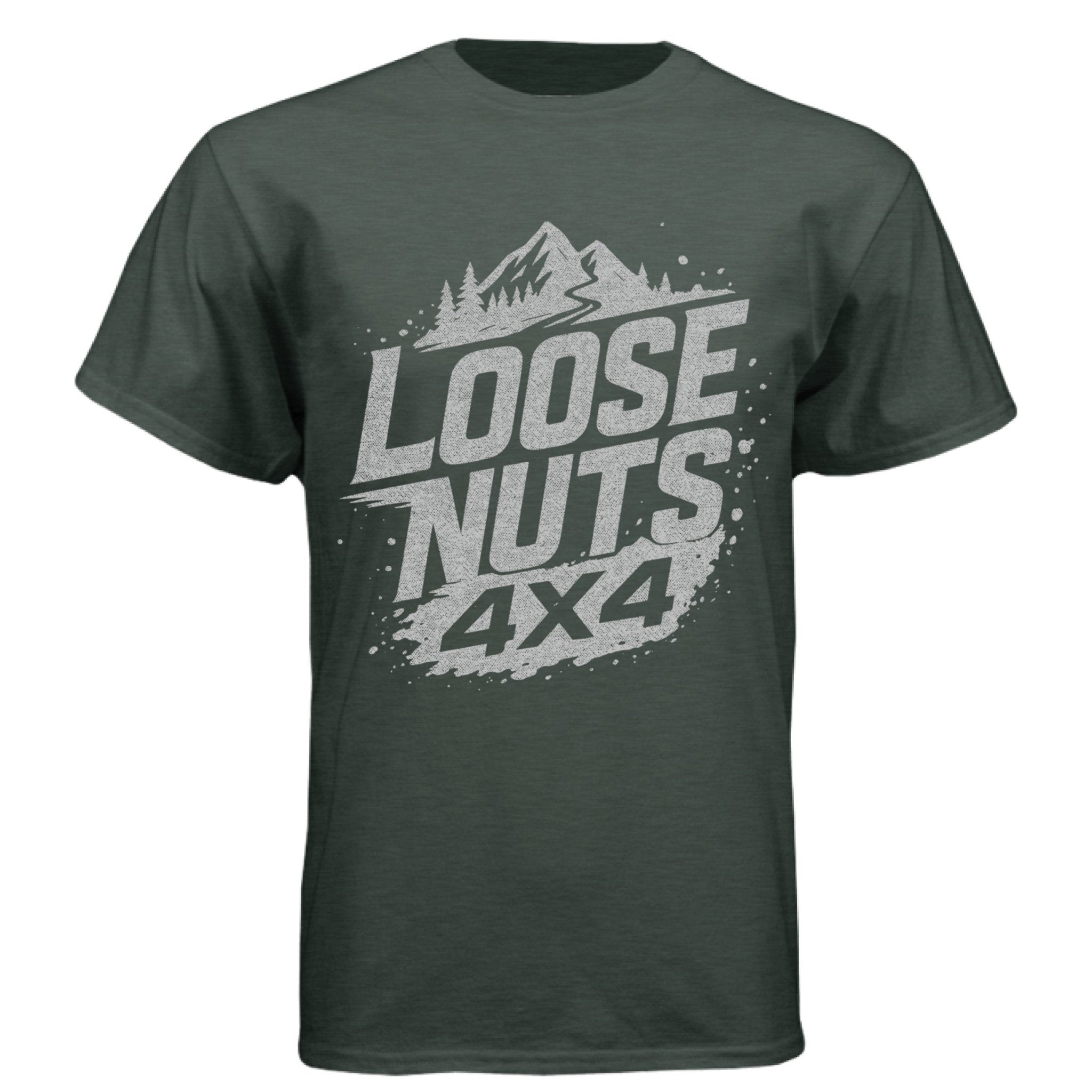 Loose Nuts 4x4 Off - Road Club Logo T-Shirt | Light Logo - Almost Rolled It
