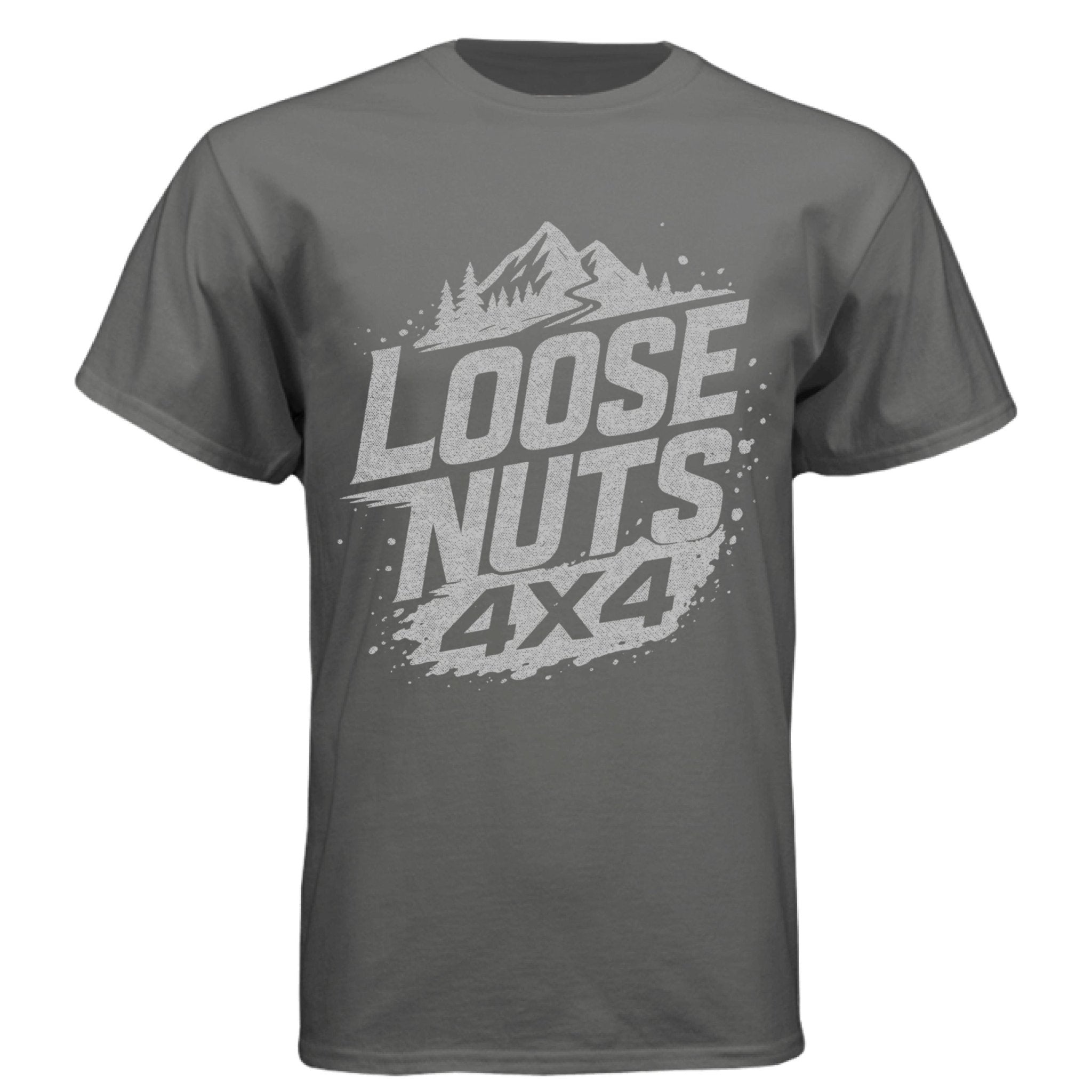 Loose Nuts 4x4 Off - Road Club Logo T-Shirt | Light Logo - Almost Rolled It