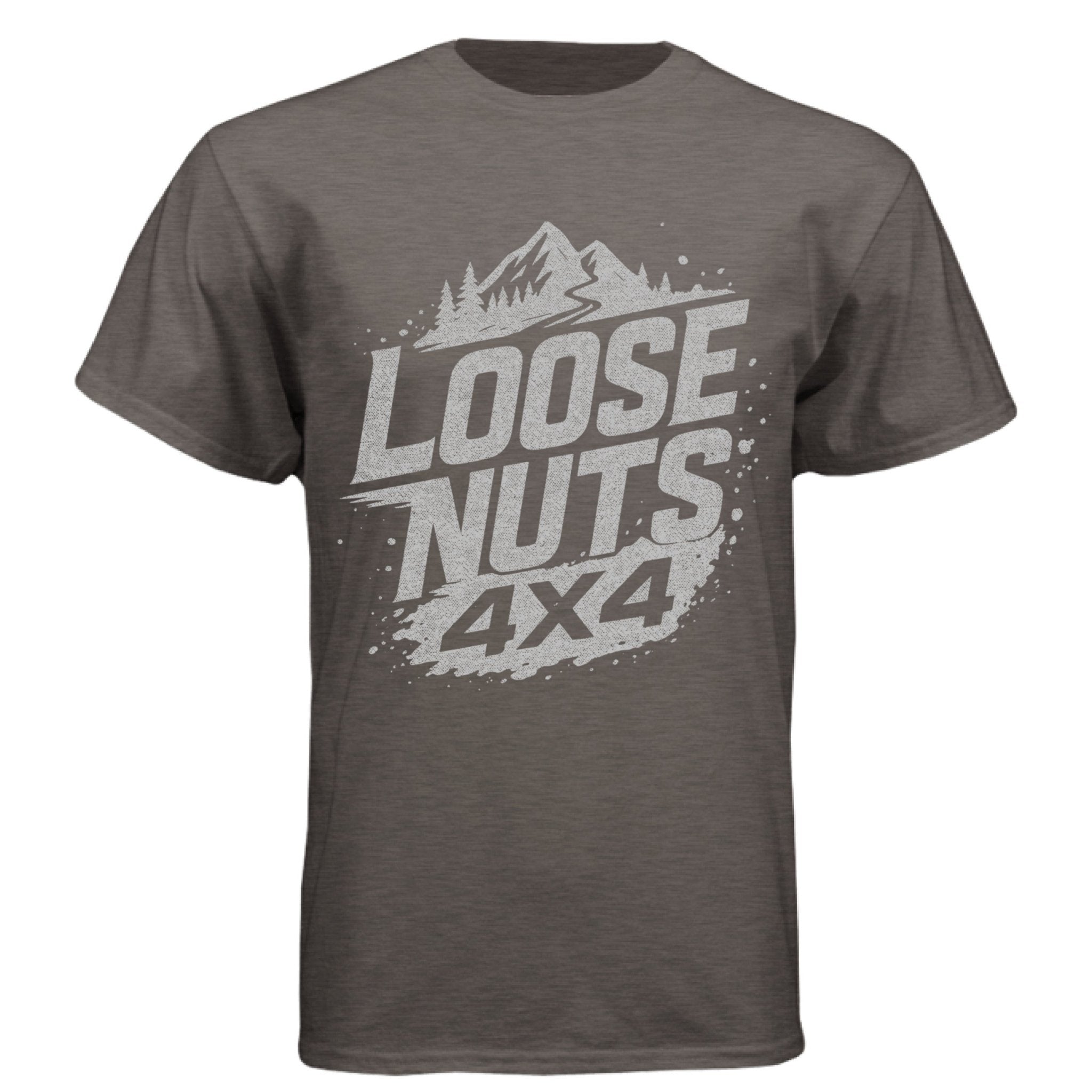Loose Nuts 4x4 Off - Road Club Logo T-Shirt | Light Logo - Almost Rolled It