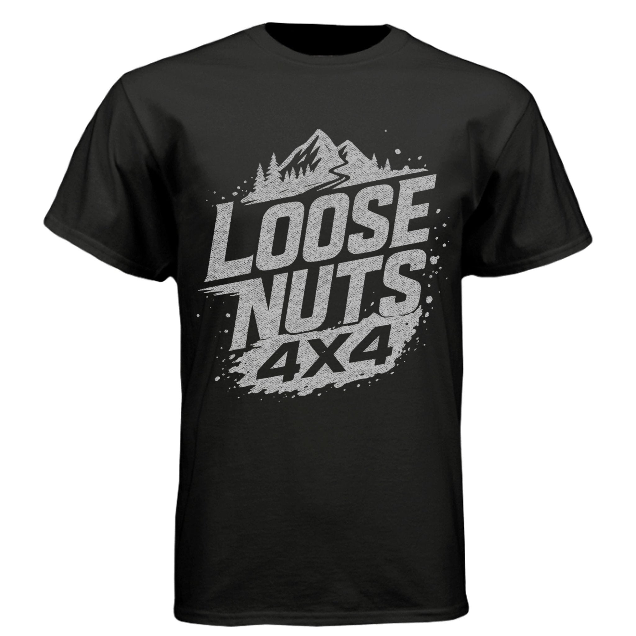 Loose Nuts 4x4 Off - Road Club Logo T-Shirt | Light Logo - Almost Rolled It