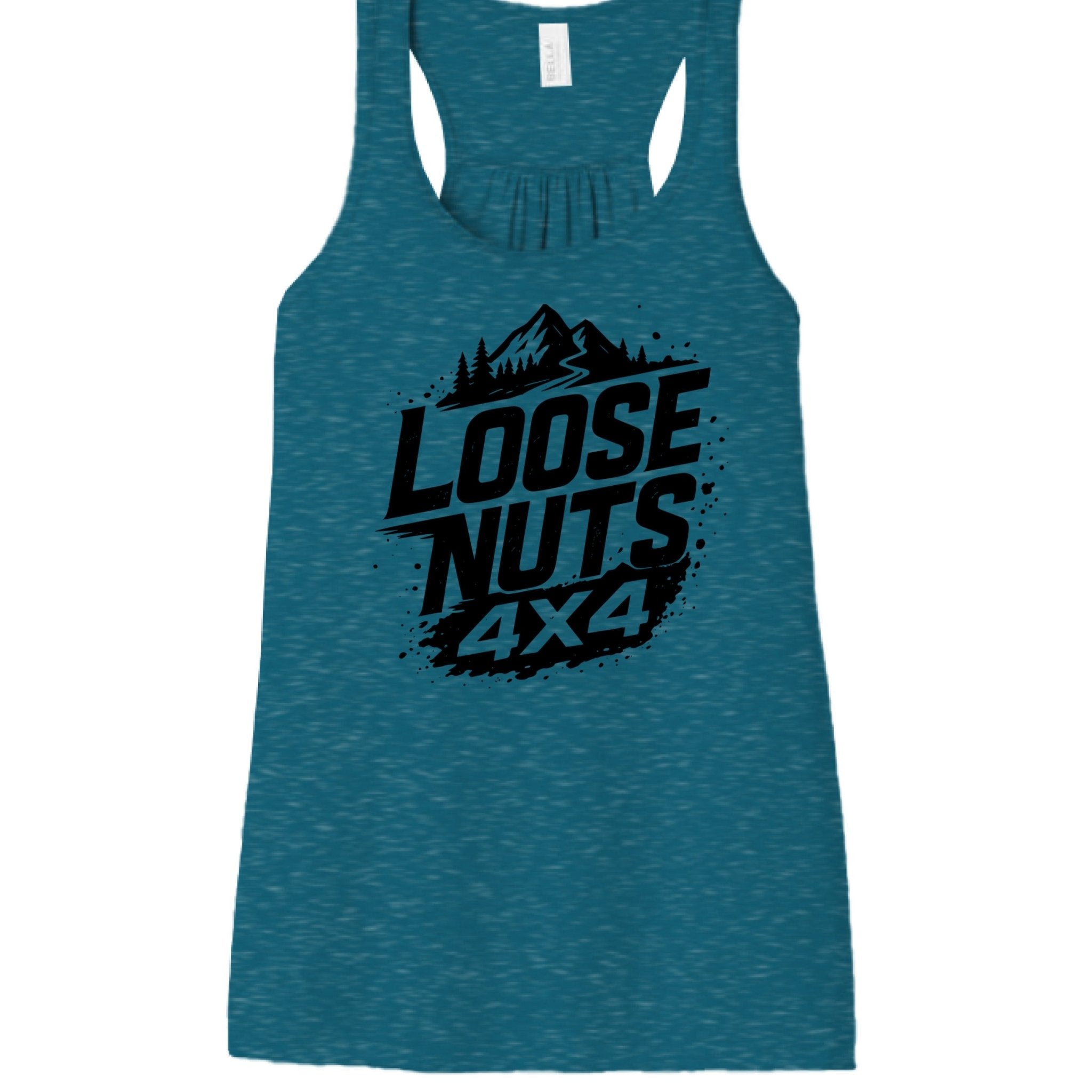 Loose Nuts Ladys Tank Black Logo - Almost Rolled It