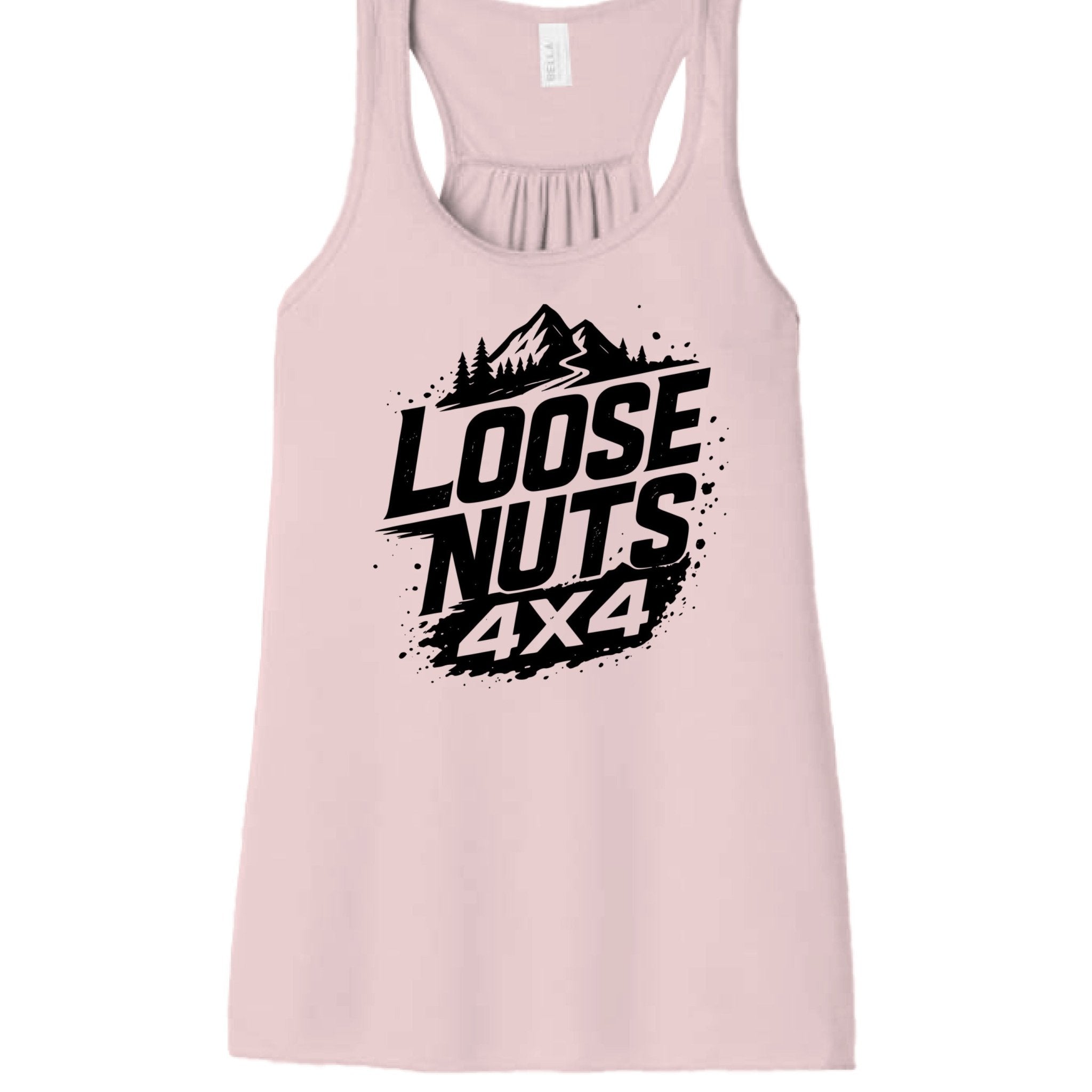 Loose Nuts Ladys Tank Black Logo - Almost Rolled It