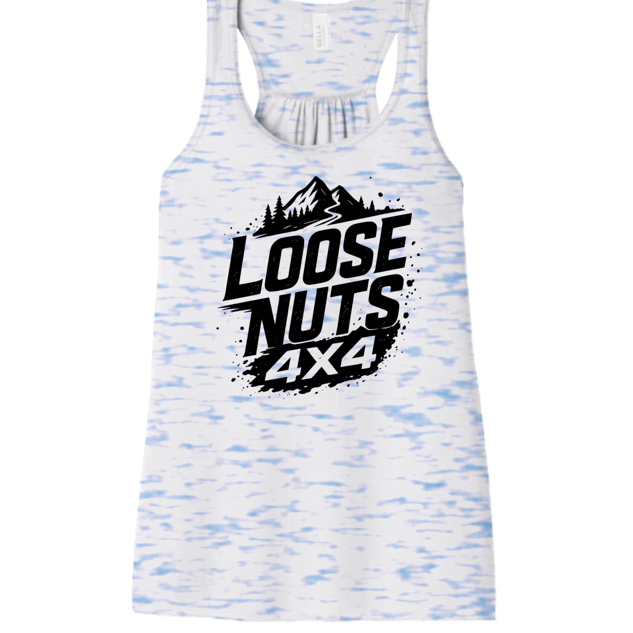 Loose Nuts Ladys Tank Black Logo - Almost Rolled It