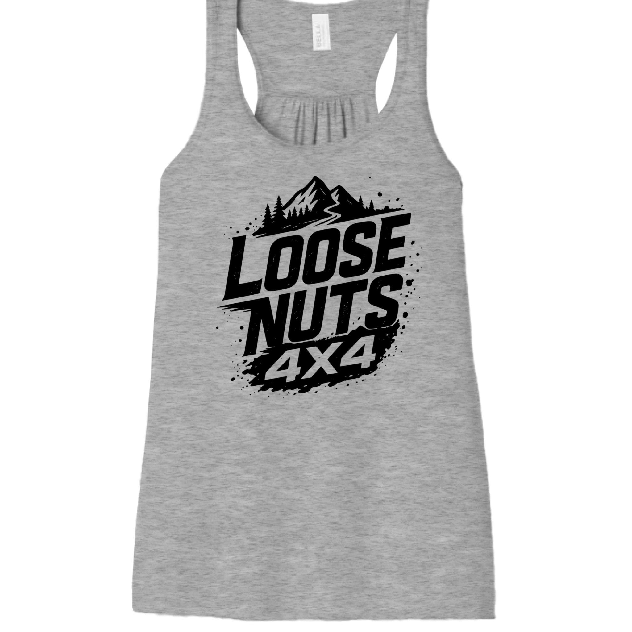 Loose Nuts Ladys Tank Black Logo - Almost Rolled It