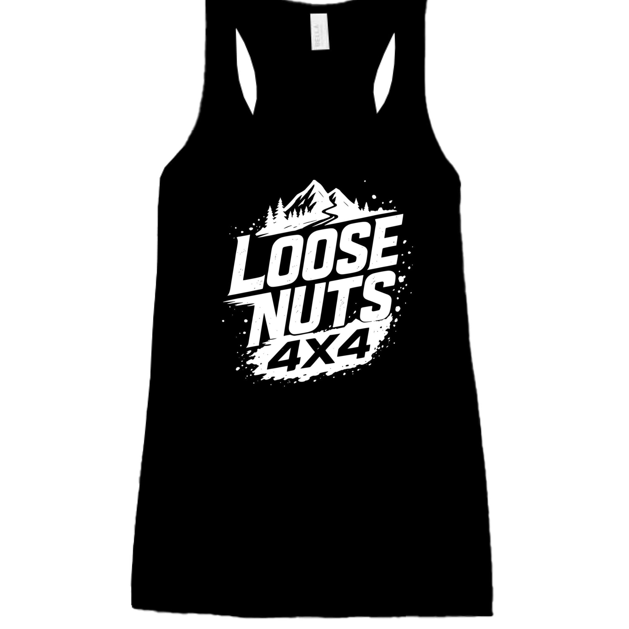 Loose Nuts Ladys Tank Dark/White - Almost Rolled It