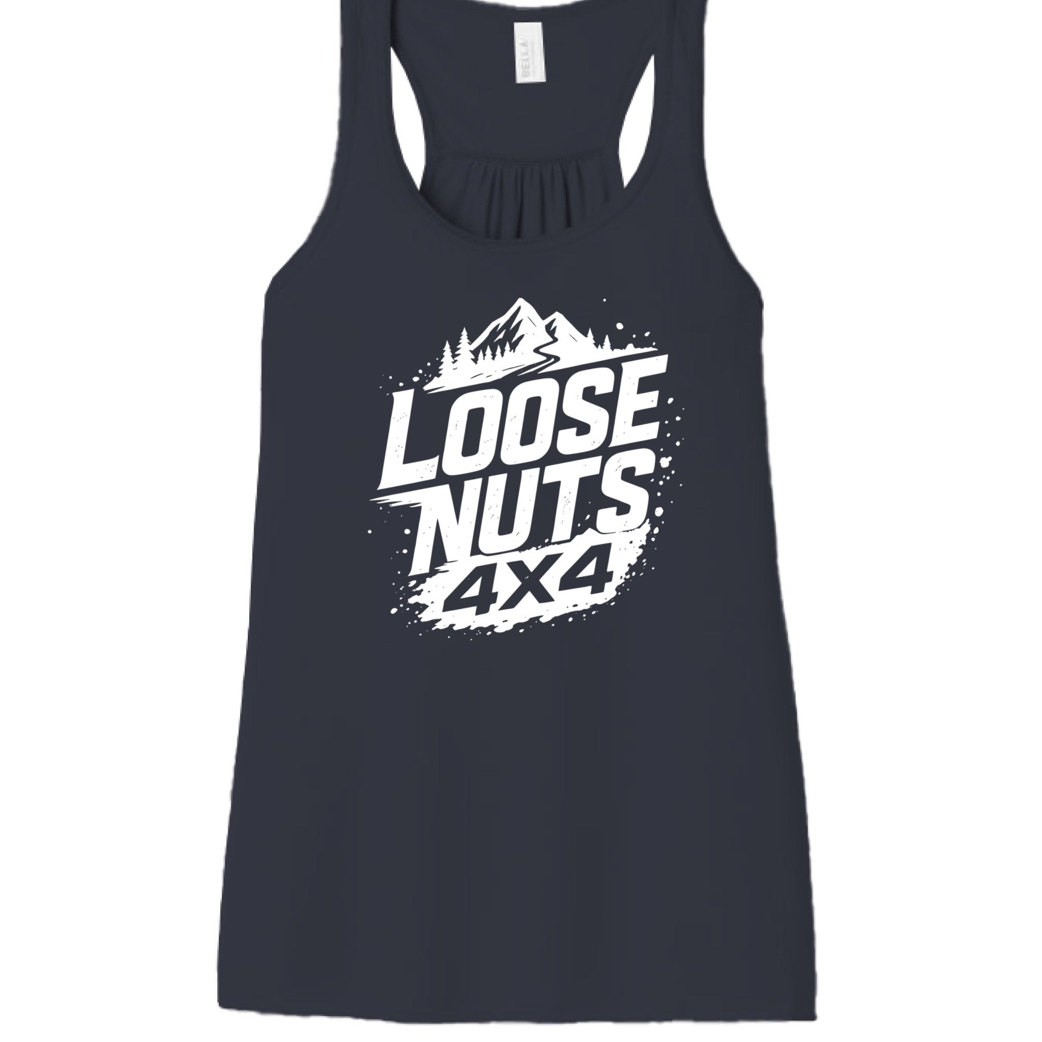 Loose Nuts Ladys Tank Dark/White - Almost Rolled It