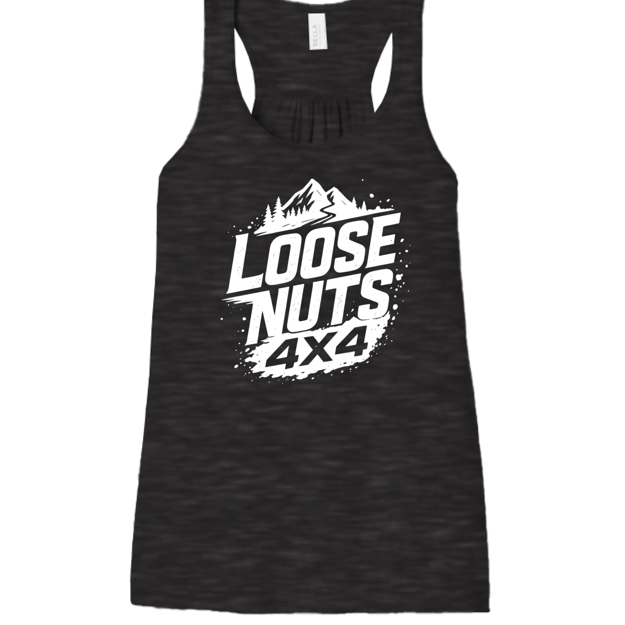 Loose Nuts Ladys Tank Dark/White - Almost Rolled It