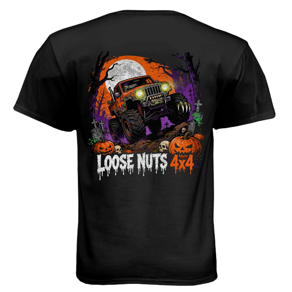 Loose Nuts Monster 4x4 Halloween T-Shirt – Off - Road Tee - Almost Rolled It