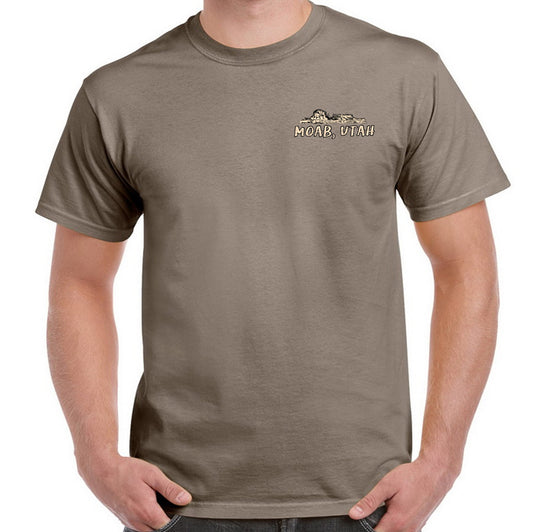 Moab Trails Sign T-Shirt - Almost Rolled It