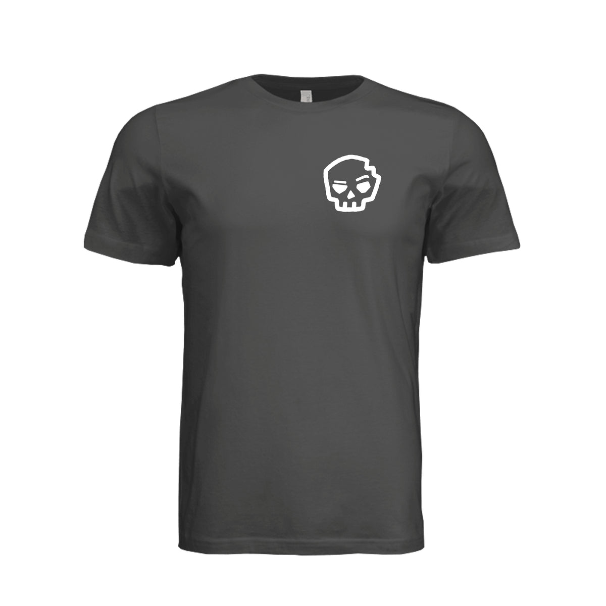 Tons and 42s Tee in Dark Grey, supplier front view. | ndm:2300489