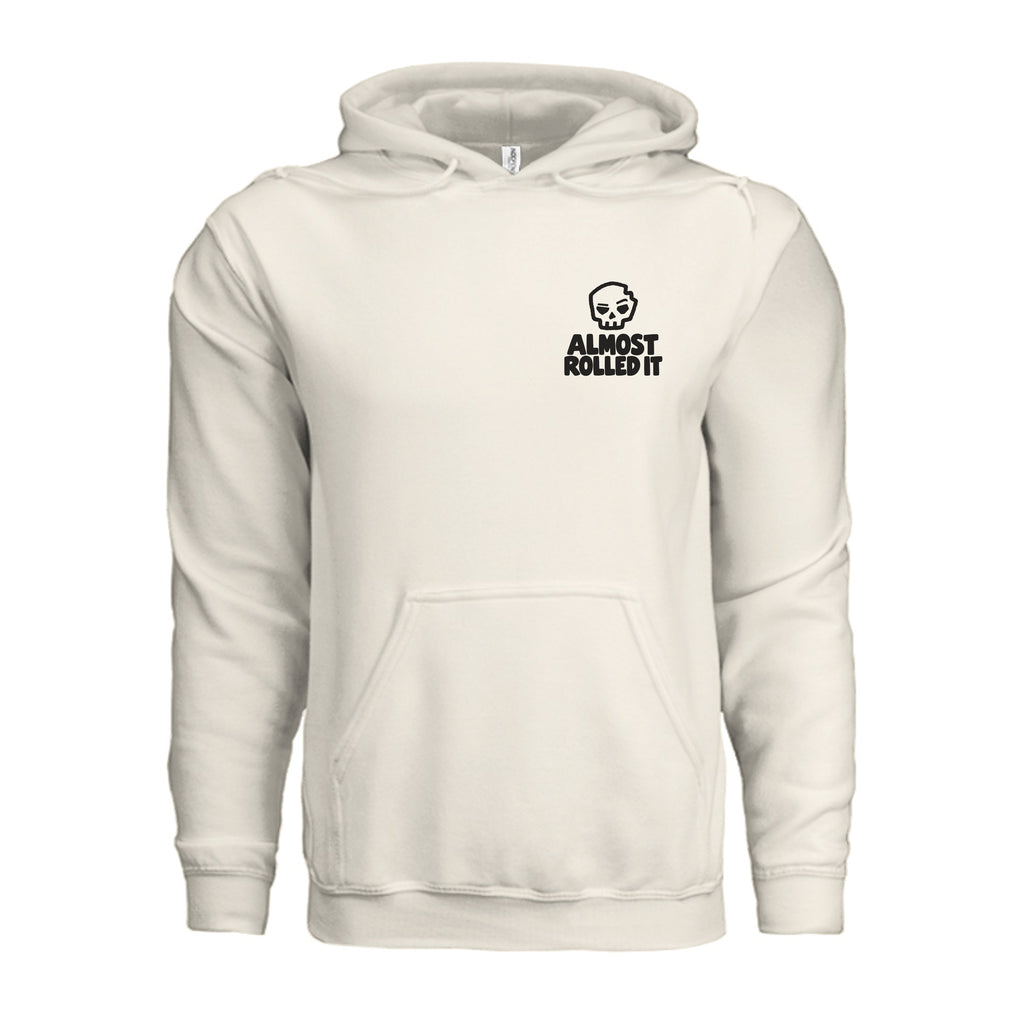 Need Money Light Hoodie in Bone, supplier front view. | ndm:3260811