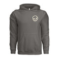 Need Money Dark Hoodie in Charcoal, supplier front view. | ndm:3260829