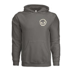 Need Money Dark Hoodie in Charcoal, supplier front view. | ndm:3260829