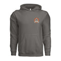 All Luck No Skill Hoodie in Charcoal, supplier front view. | ndm:3261365