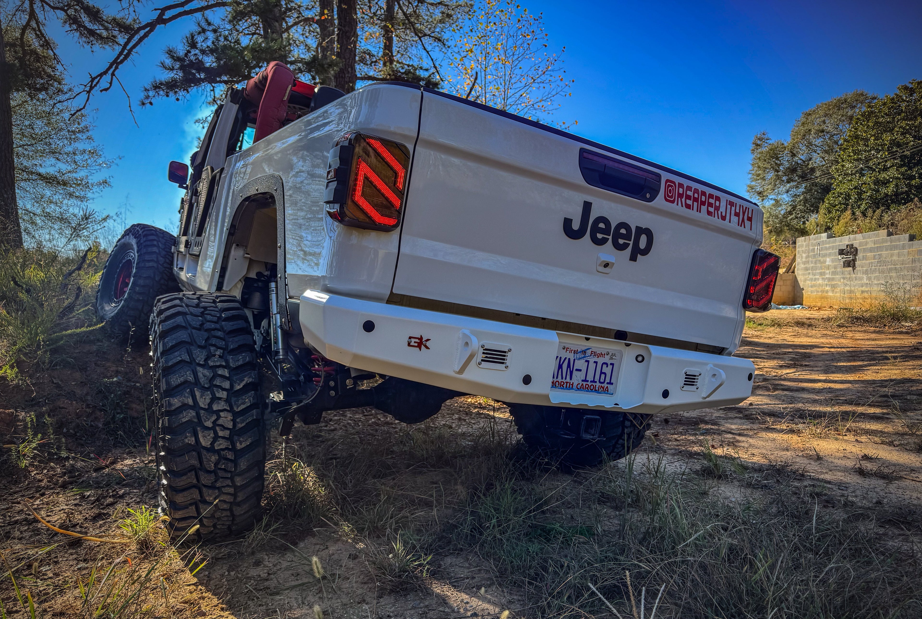 Gauntlet Rear Bumper for 2020+ Jeep Gladiator JT