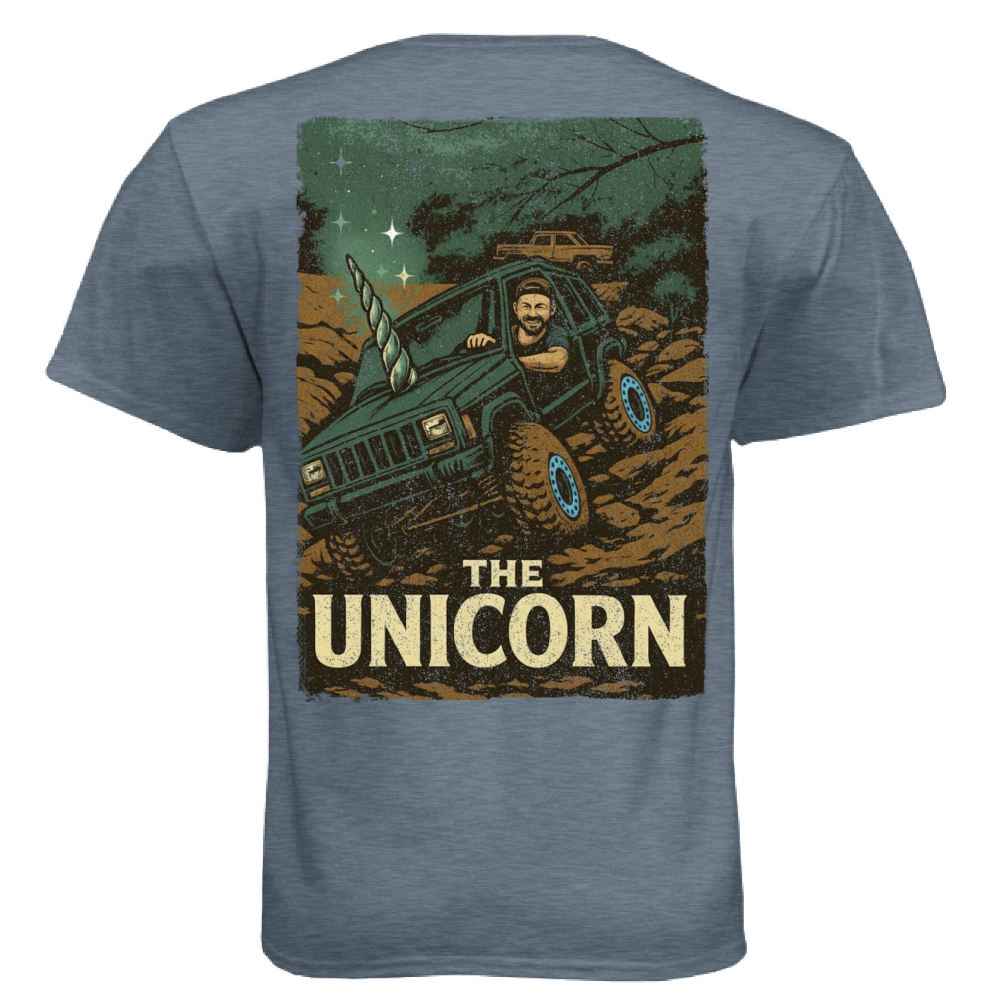 The "Unicorn" XJ Tee - Loose Nuts 4x4 Club Edition - Almost Rolled It