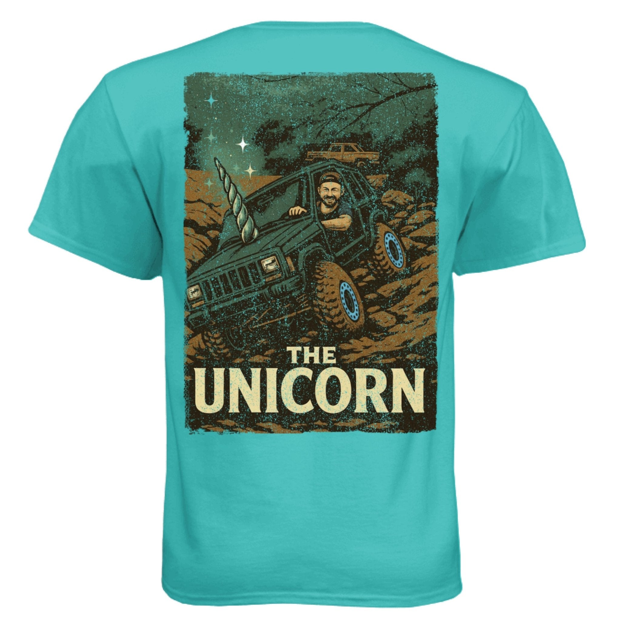 The "Unicorn" XJ Tee - Loose Nuts 4x4 Club Edition - Almost Rolled It