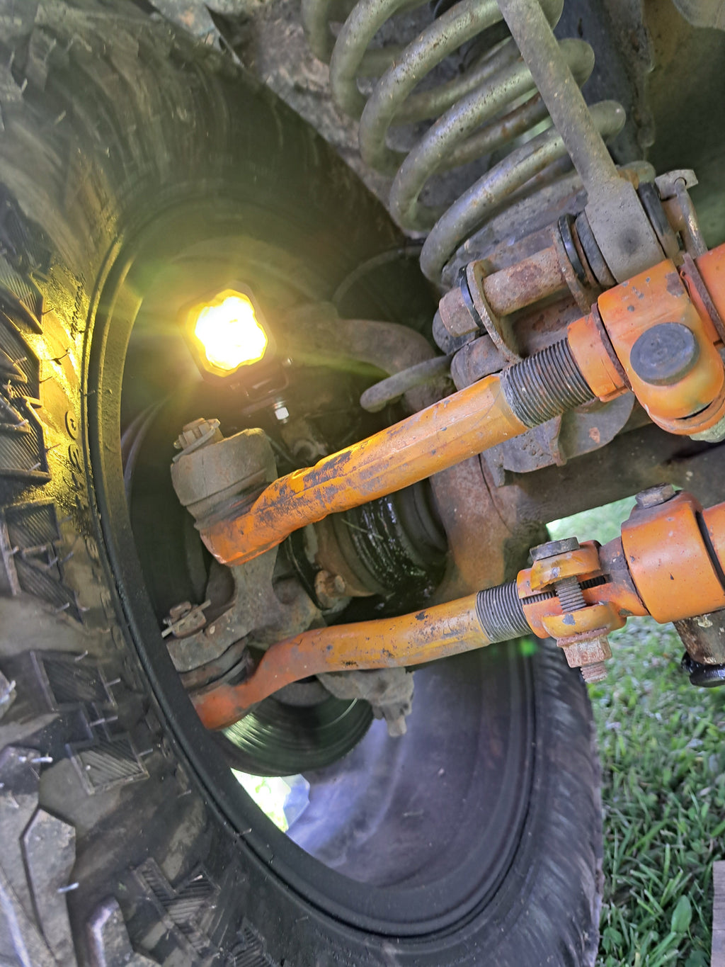 Jeep WJ Grand Cherokee Steerable Knuckle Pod Light Mounts (1999-2004)