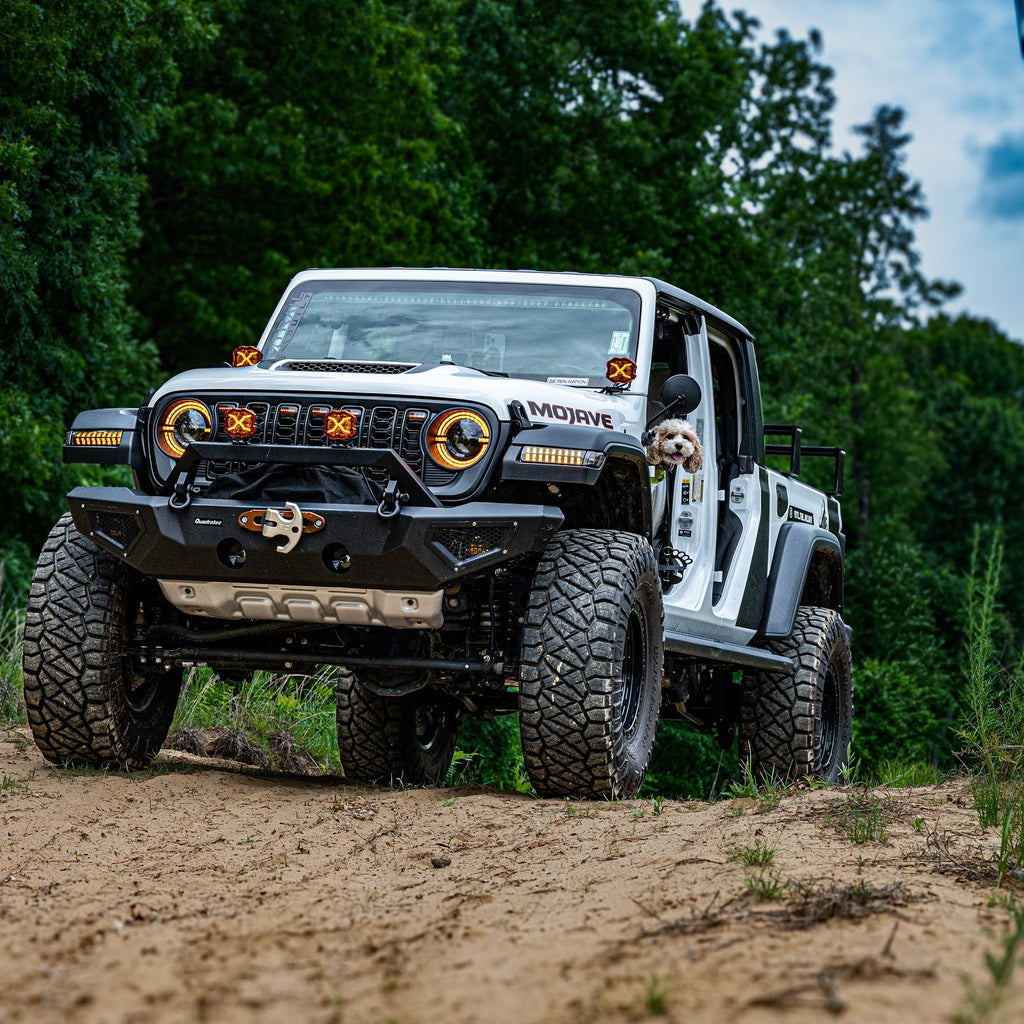 2024 Jeep JL JT Matte Black Grille - OEM Quality Upgrade