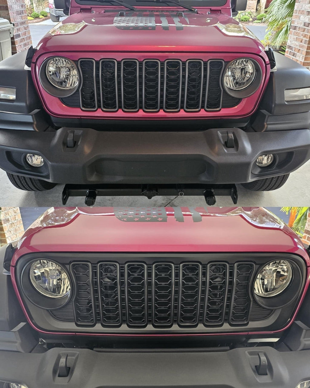 Willys/392 Grille for Jeep Wrangler JL & Gladiator JT - Two-Tone
